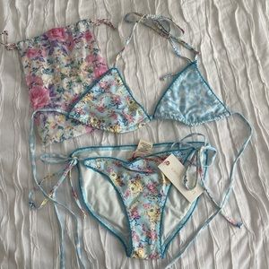 Love Shack Fancy bikini set